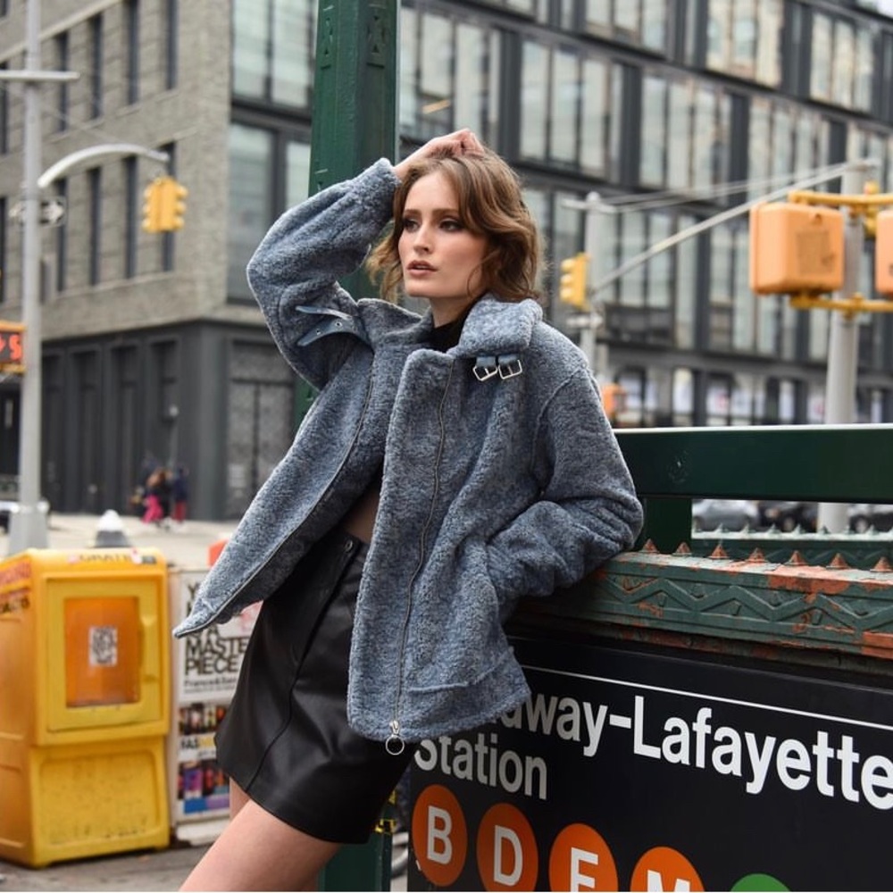 Oversized Faux Fur Coat